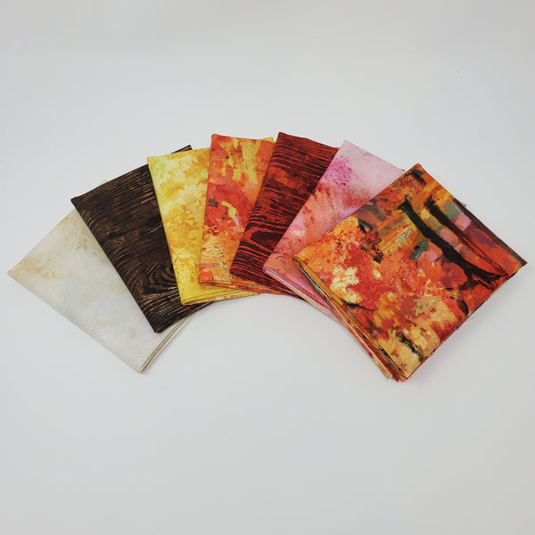 Hand-Cut Fat Quarter Bundle - Northcott - September Morning (7pc)
