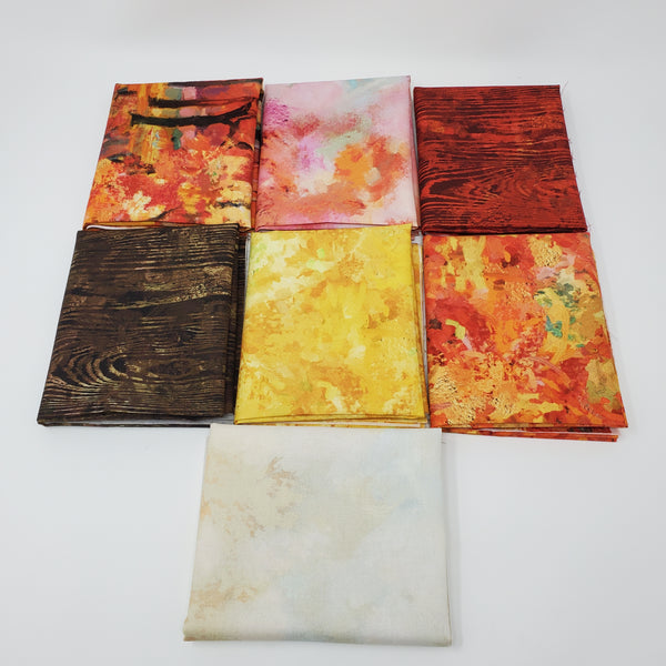 Hand-Cut Fat Quarter Bundle - Northcott - September Morning (7pc)