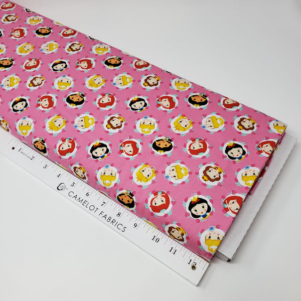 Camelot - Disney - Princess Kawaii - CAM85101901-01 (1/2 Yard)