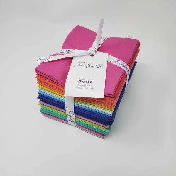Fat Quarter Bundle - Tula Pink Solids - Designer Essentials (22 pc)