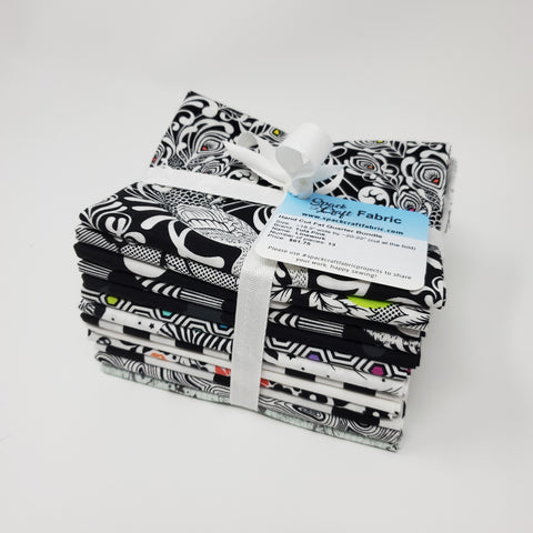 Hand-Cut Fat Quarter Bundle - Tula Pink - Linework (13pc)