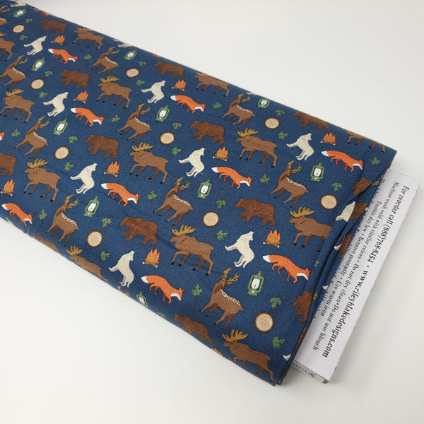 Adventure is Calling - Wildlife - C10721-NAVY (1/2 Yard)