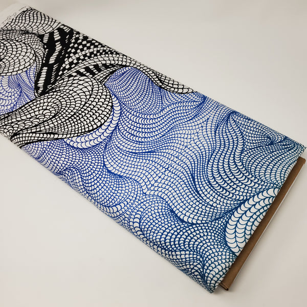 Free Spirit Fabrics - BioGeo-2 - Bio Banter - Cool - PWAL008.COOL (1/2 Yard)
