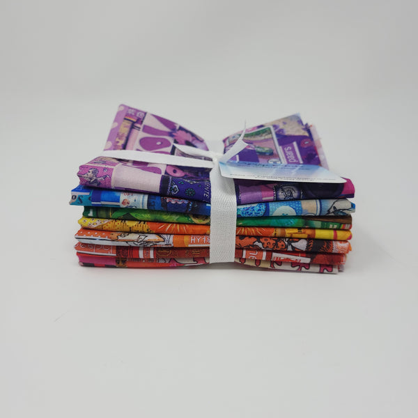 Hand-Cut Fat Quarter Bundle - Northcott Color Collage (7pc)