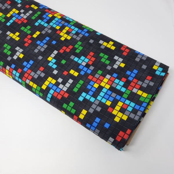 Gaming Zone - Tetris Blocks- 24573-99 (1/2 Yard)