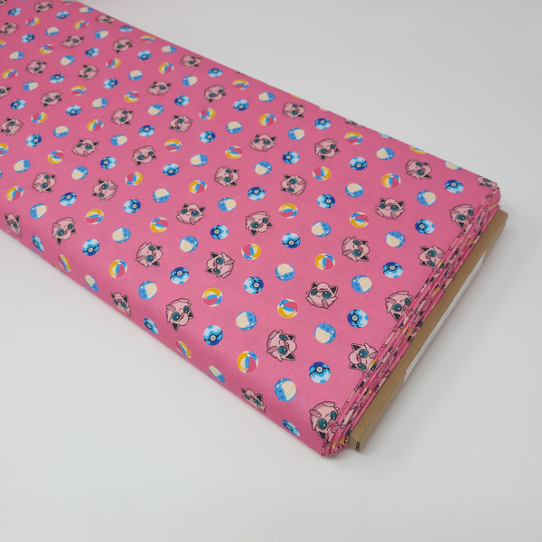 The Pokemon Co - Sunny Days Pokemon - AOPD-21311-10 PINK (1/2 Yard)