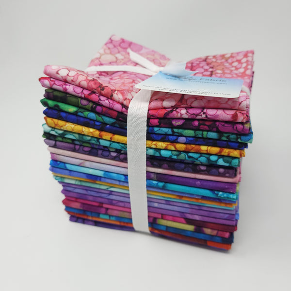 Hand-Cut Fat Quarter Bundle - Northcott Bliss Bold and Bright (24pc) - Updated Bundle