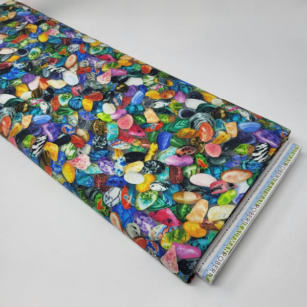 Robert Kaufman - The Gem Collector - Jewel - SRKD-21289-201 (1/2 Yard)