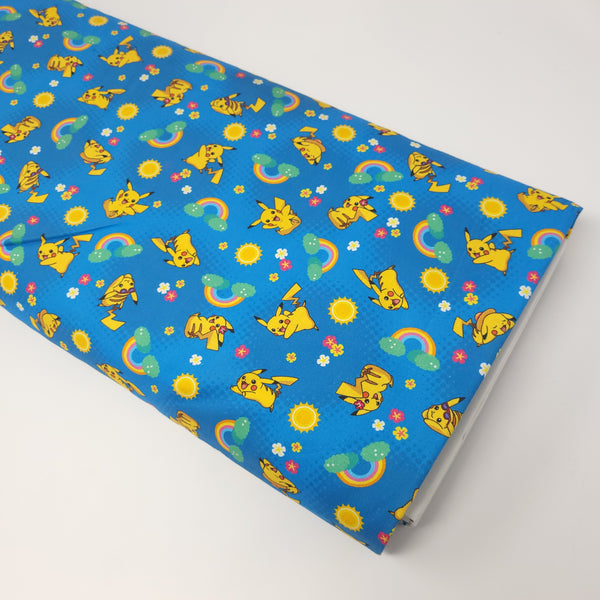 The Pokemon Co - Sunny Days Pokemon - AOPD-21309-4 BLUE (1/2 Yard)