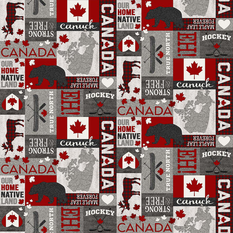 My Canada - Canadian Postcard - 24009-92 (1/2 Yard)