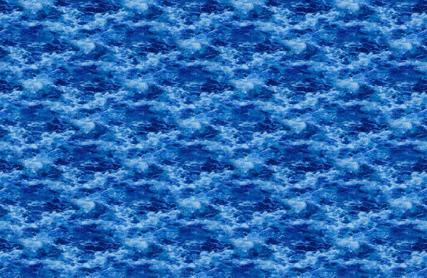 Stonehenge - Shark Attack - Water - 24064-46 (1/2 Yard)