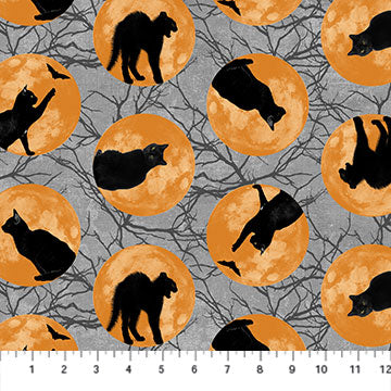 Black Cat Capers - 24118-95 (1/2 Yard)