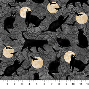 Black Cat Capers - 24119-98 (1/2 Yard)