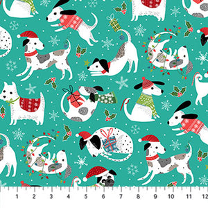 Santa Paws - 24152-64 (1/2 Yard)