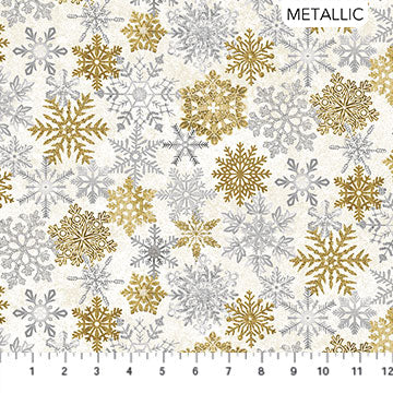 Stonehenge - White Christmas - 24203M-11 (1/2 Yard)