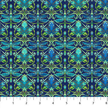 Luminosity - Dragonflies - 24453M-49 (1/2 Yard)