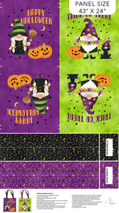 Gnomes Night Out - Tote Bag Project Panel - 24669-85 (per panel)