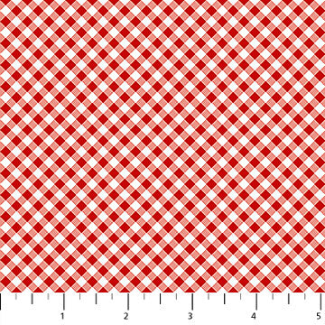 Smokin' Hot - Red Gingham - 24810-24 (1/2 Yard)
