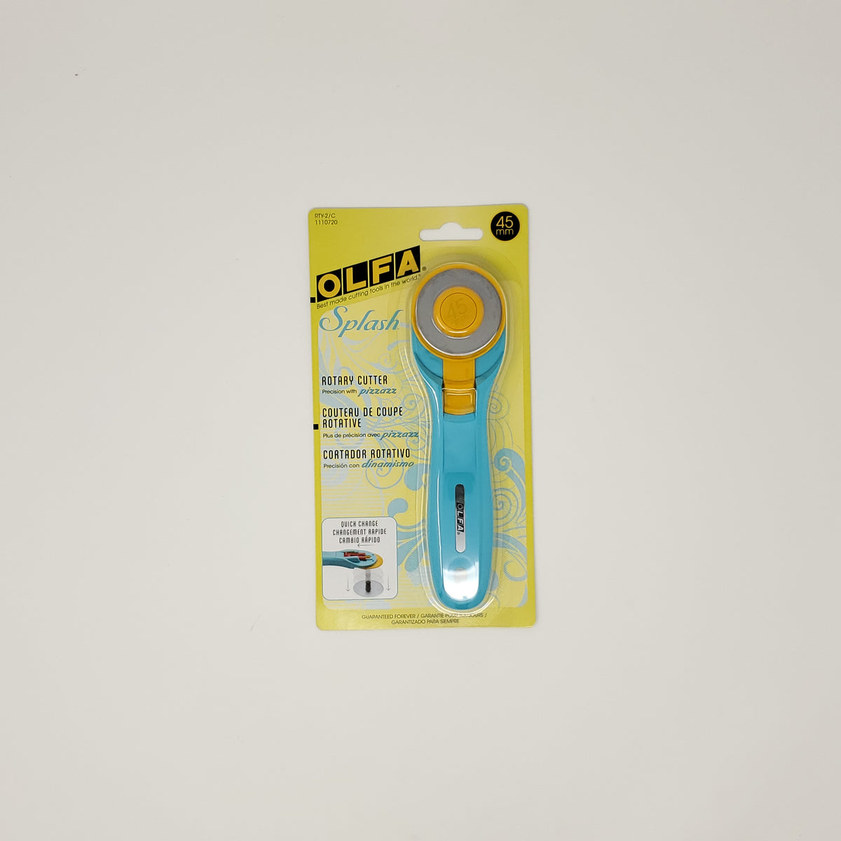OLFA - Splash Rotary Cutter (45mm) - Aqua – Spack Craft Fabric