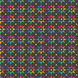 Art Theory - Rainbow Star - A-9703-C (1/2 Yard)