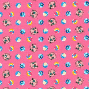 The Pokemon Co - Sunny Days Pokemon - AOPD-21311-10 PINK (1/2 Yard)