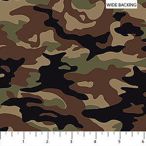 Crazy for Camo - Wideback - B24238-36 (1/2 Yard)