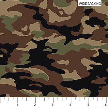 Crazy for Camo - Wideback - B24238-36 (1/2 Yard)