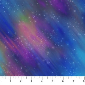 Aurora Borealis - Wideback - Blue Multi - B24703-46 (1/2 Yard)