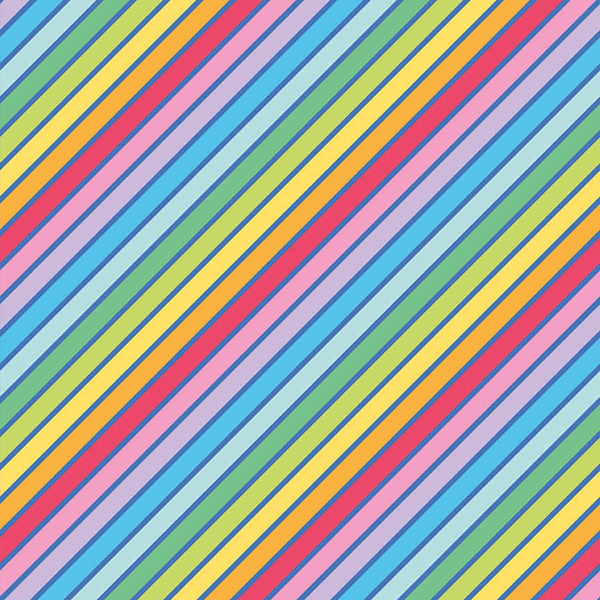 Rainbowfruit - Calories Don't Count - C10892-BLUE (1/2 Yard)
