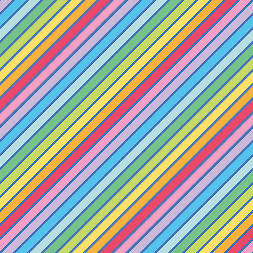 Rainbowfruit - Calories Don't Count - C10892-BLUE (1/2 Yard)