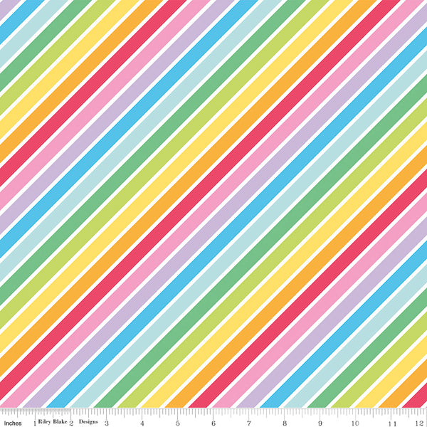 Rainbowfruit - Calories Don't Count - C10892-WHITE (1/2 Yard)