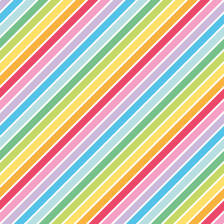 Rainbowfruit - Calories Don't Count - C10892-WHITE (1/2 Yard)