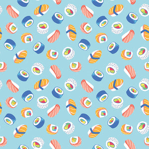 Rainbowfruit - How We Roll - C10893-AQUA (1/2 Yard)