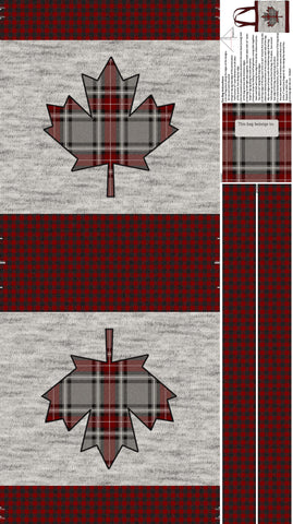 My Canada - Canvas Bag Panel - C24005-92 (per panel)