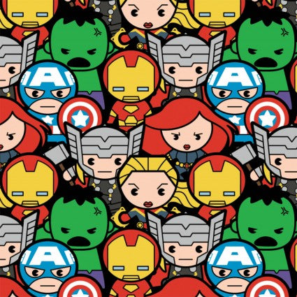 Marvel Comics - Kawaii Marvel - CAM13020701-1 (1/2 Yard)