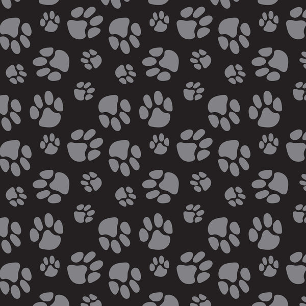 Fleece - Paw Prints - CAM21179802A-1 (1/2 Yard)