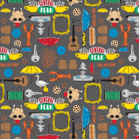 Friends - Tossed Icons - CAM23720213-2 (1/2 Yard)