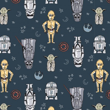 Star Wars - Characters - CAM73010803-2 (1/2 Yard)