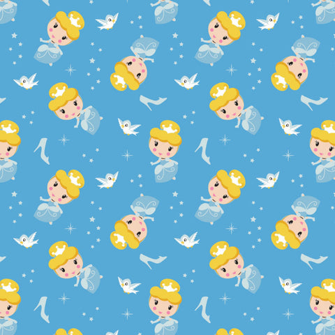 Camelot - Disney - Princess Kawaii - CAM85101907-01 (1/2 Yard)