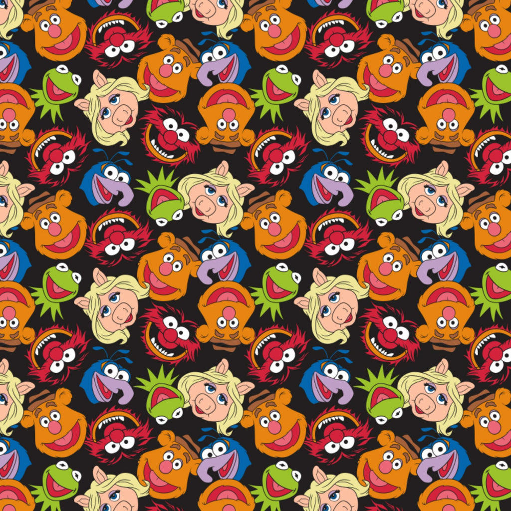 Muppet Texture Material The Muppets - The Muppets Cast - CAM85320101-02 (1/2 Yard) – Spack ...