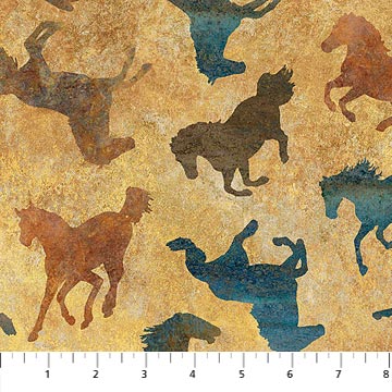 Stonehenge - Wild Horses - DP23034-34 (1/2 Yard)