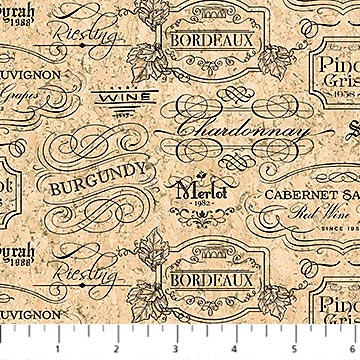 You Had Me At Wine -  Wine Varieties - DP23611-99 (1/2 Yard)