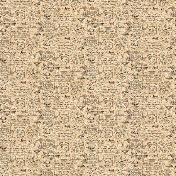 You Had Me At Wine -  Wine Varieties - DP23611-99 (1/2 Yard)