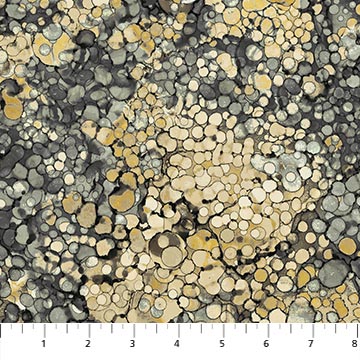 Journey - Alcohol Ink Coordinate (Black/Yellow) - DP23899-94 (1/2 Yard)