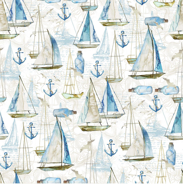 Sail Away - DP24163-11 (1/2 Yard)