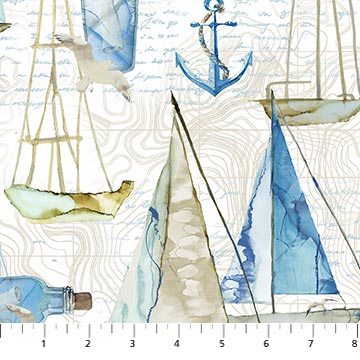 Sail Away - DP24163-11 (1/2 Yard)