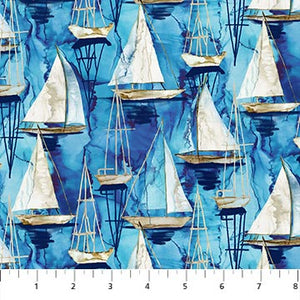 Sail Away - DP24164-44 (1/2 Yard)