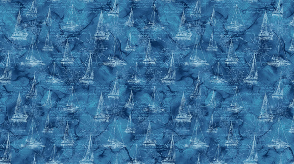 Sail Away - DP24166-44 (1/2 Yard)