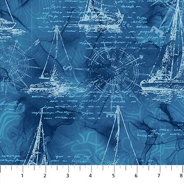 Sail Away - DP24166-44 (1/2 Yard)