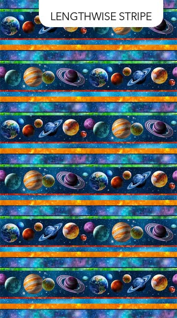 Universe - Border Stripe - DP24855-48 (1/2 Yard)